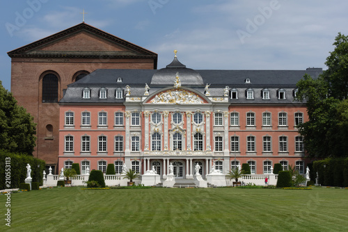 Electoral Palace in Trier, Germany. The Electoral Palace directly next to the Basilika is considere done oft hemost beautiful rococo palaces in the world. © Sergej Lebedev