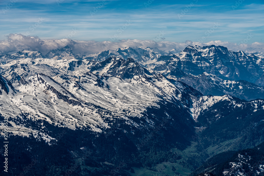 Santis. Swiss alps panorama