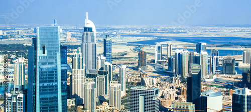 Panorama of the Dubai Marina