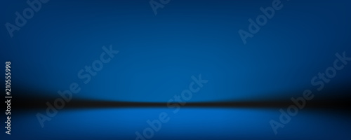 blue background, abstract wall studio room, can be used to present your product