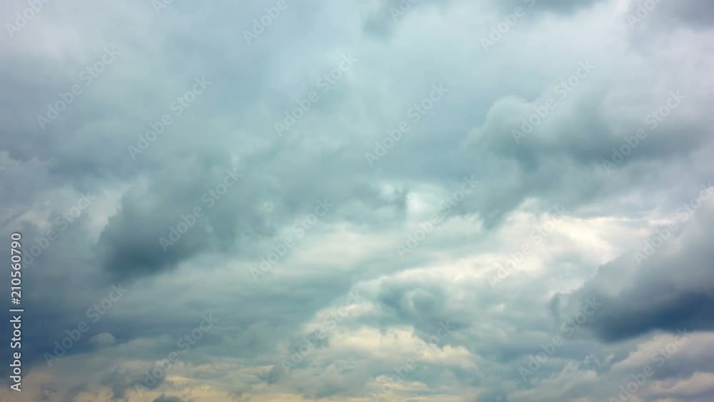 Gray sky with heavy clouds - 4K timelapse Gray sky with heavy clouds - 4K timelapse