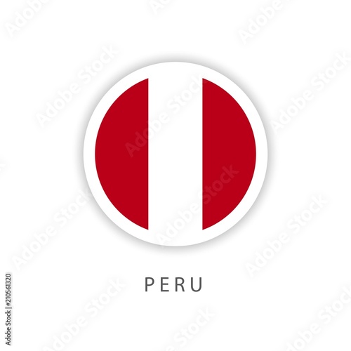 Peru Circle Flag Vector Template Design Illustrator Free Download Peru Circle Flag Vector Template Design Illustrator - GFXLoad
