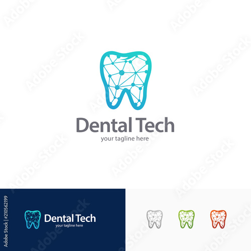 Dental Tech Logo Design Template
