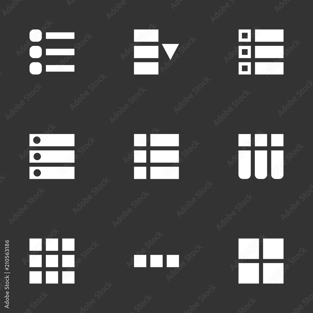 Creative vector illustration of hamburger UI, UX menu user interface navigation icons isolated on background. Art design web navigation interface button controls. Abstract concept graphic element Creative vector illustration of hamburger UI, UX menu user interface navigation icons isolated on background. Art design web navigation interface button controls. Abstract concept graphic element