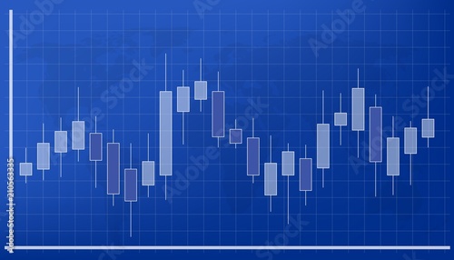 Creative vector illustration of forex trading diagram signals isolated on background. Buy, sell indicators with japanese candles pattern, exchange financial market graph. Candlestick chart element