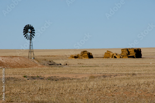 Harvested Wheat Fields - Australia photo