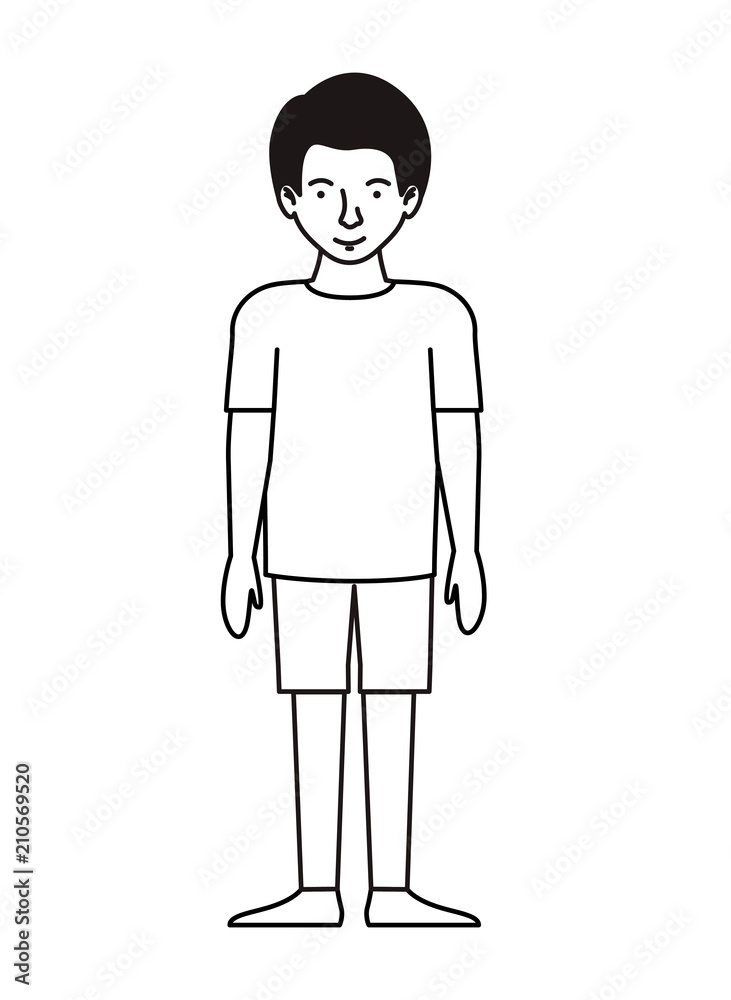 young man avatar character vector illustration design young man avatar character vector illustration design