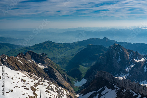 Santis. Apenzeller valley view photo