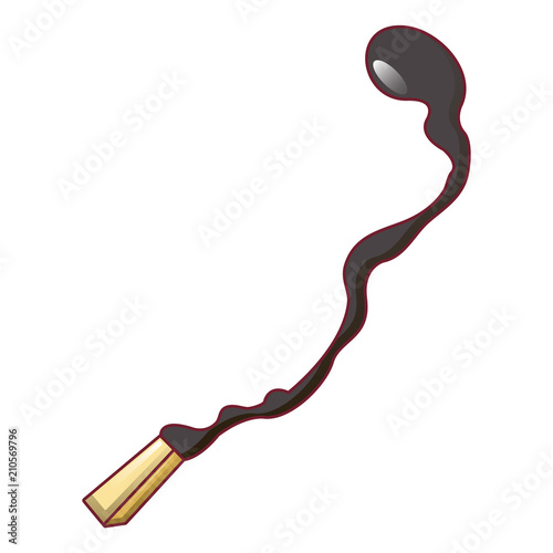 Burned match stick icon. Cartoon of burned match stick vector icon for web design isolated on white background