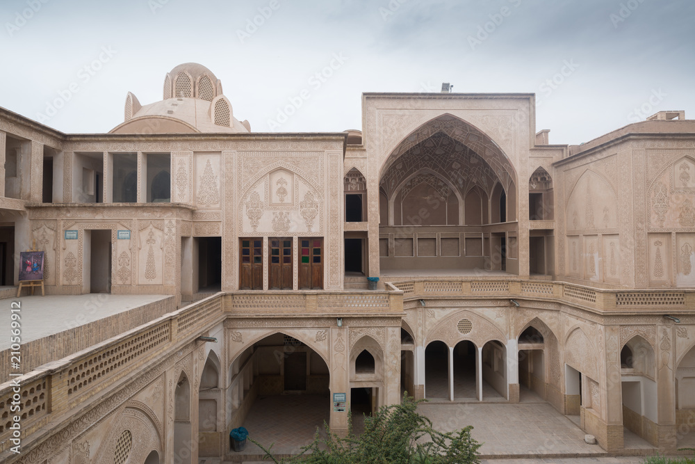 The Abbasian (Abbasi) House is a large traditional historical house, was built in the late 18th century by a wealthy merchant in Kashan, Isfahan Province, Iran.