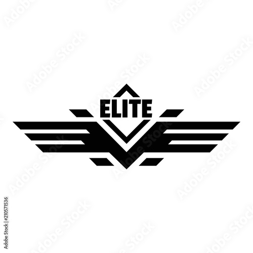 Elite force logo. Simple illustration of elite force vector logo for web design isolated on white background photo