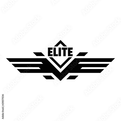 Elite force logo. Simple illustration of elite force vector logo for web design isolated on white background