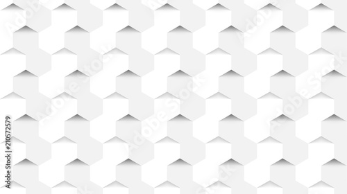 Fototapeta Naklejka Na Ścianę i Meble -  Abstract background in modern style. Hexagons concept. Vector