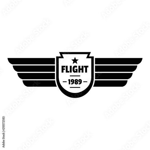 Flight 1989 logo. Simple illustration of flight 1989 vector logo for web design isolated on white background