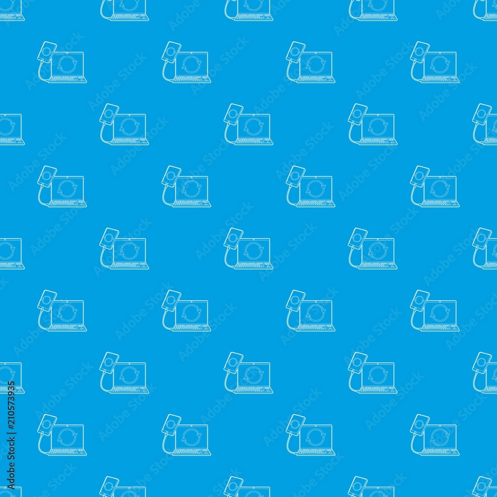 Gadgets synchronized operation pattern vector seamless blue repeat for any use Gadgets synchronized operation pattern vector seamless blue repeat for any use