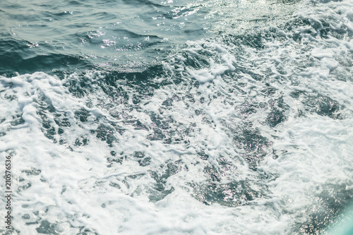 Background shot of aqua sea water surface © HolyLazyCrazy