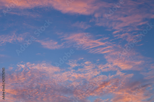 Fototapeta Naklejka Na Ścianę i Meble -  Colorful cloudy with clear sky background 