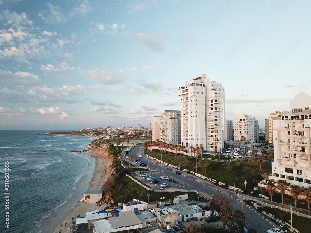 Fototapeta premium Israil_Bat Yam_Beach#5
