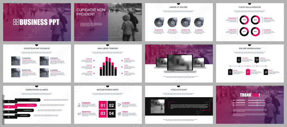 Business presentation slides templates from infographic elements. Can be used for presentation template, flyer and leaflet, brochure, corporate report, marketing, advertising, annual report, banner. Business presentation slides templates from infographic elements. Can be used for presentation template, flyer and leaflet, brochure, corporate report, marketing, advertising, annual report, banner.