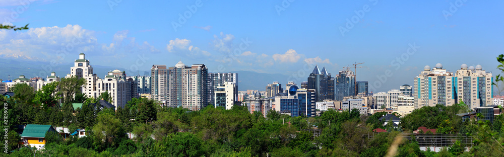 Almaty city landscape