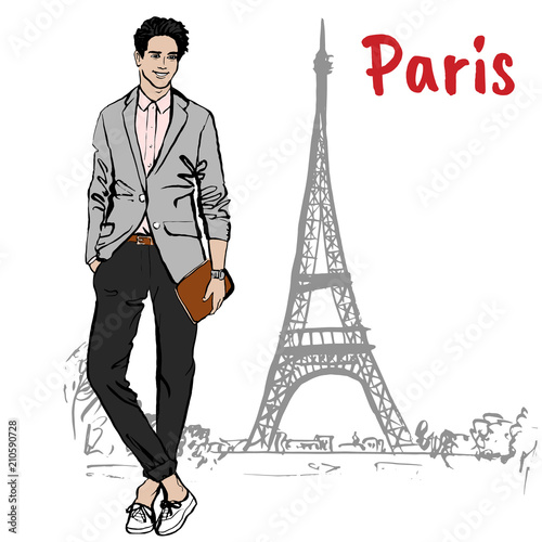 man in Paris