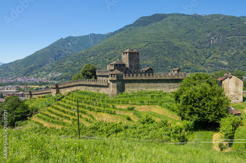 Montebello castle, Bellinzona, Switzerland