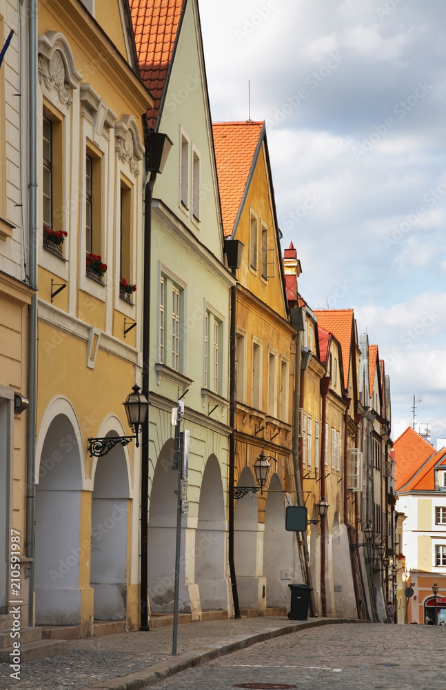 Rokitanskeho street in Hradec Kralove. Czech Republic