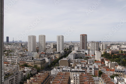 Avenue d'Italie à Paris, vue aérienne © Atlantis