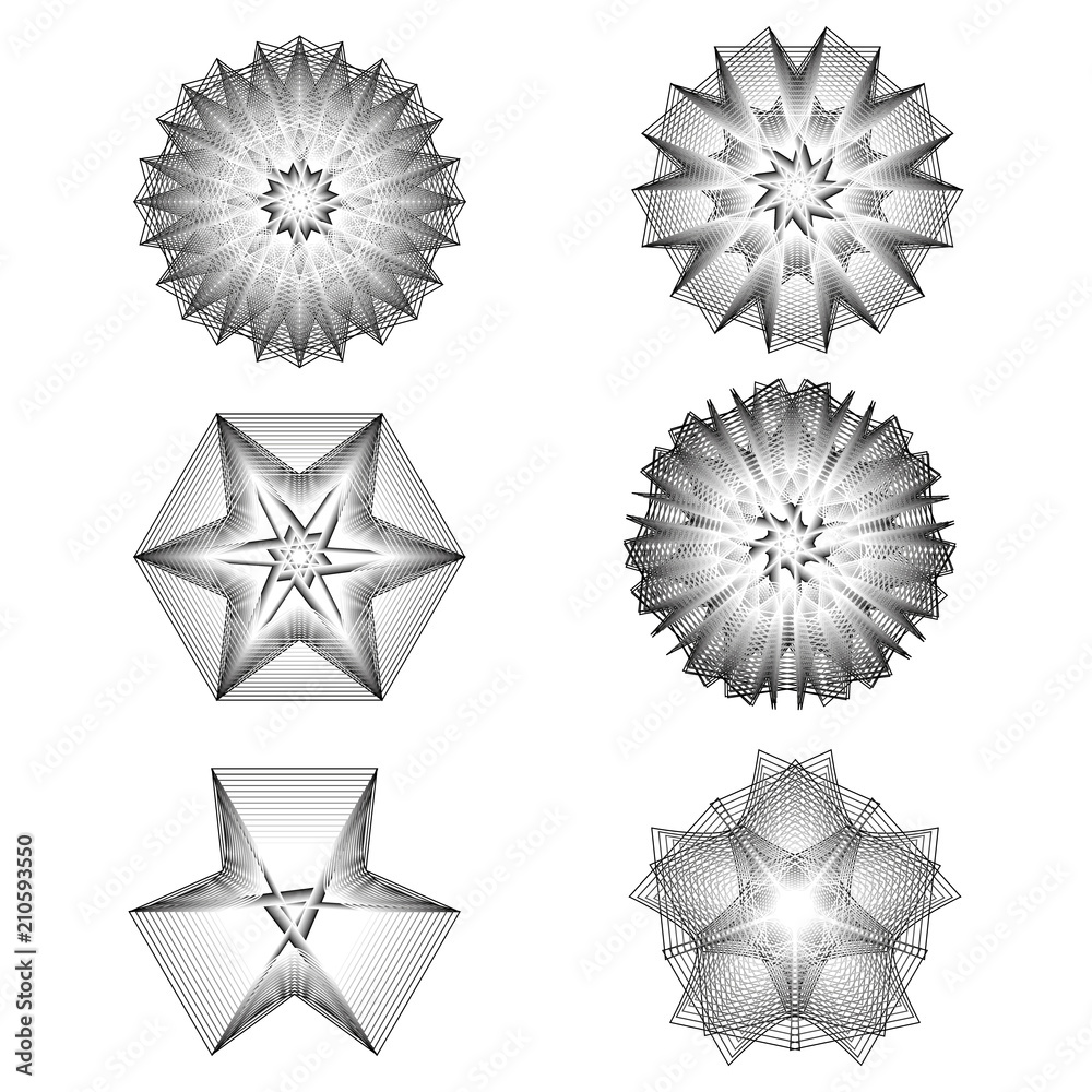 Fototapeta premium flower 3d geometry of nature