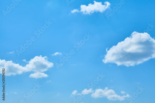 Blue sky with clouds