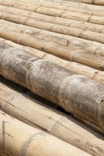 Bamboo timber construction material