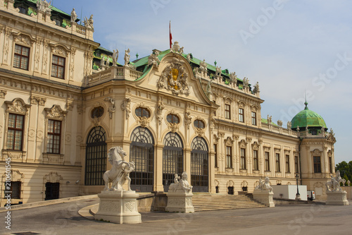 The Belvedere castle  historic building complex  Vienna