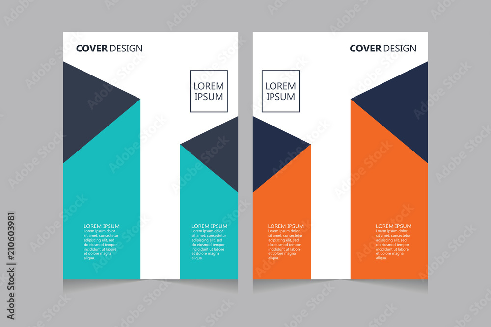 Annual report, pamphlet, presentation, brochure. Front page, book cover layout design. Cover design template. Abstract Cover Design. Modern Cover Design.