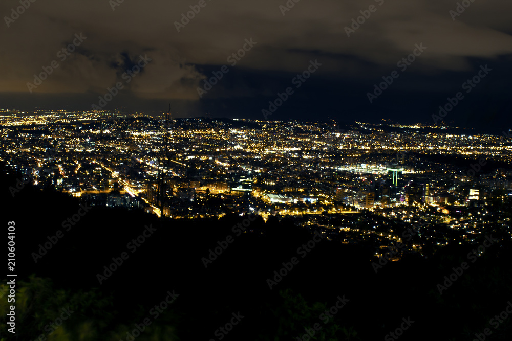 Panoramica Bogota de noche