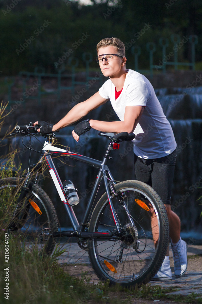 Stylish boy on bike - PixaHive