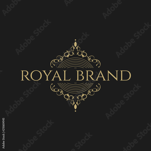 Logo Luxury with vintage Color