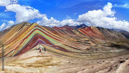 Rainbow Mountain in Cusco, Peru.