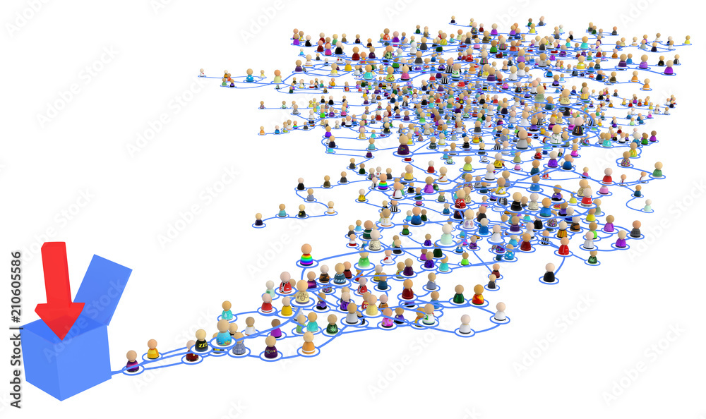 Cartoon Crowd Layered System, Download