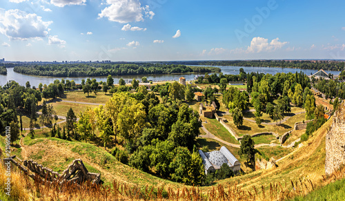 Belgrade Fortress sits on top of a hill and has a nice view of River Danube and Sava.