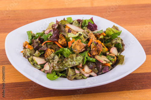 tempeh mixed salad