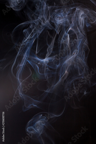 Wallpaper Mural Smoke on a black background. Torontodigital.ca