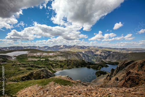 Scenic view along the Beartooth Highway in Montana. photo