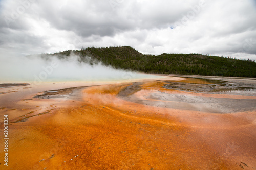 West Thumb Geyser Basin in Yellowstone National Park