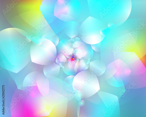 Abstract vector blur background composed of simple elements