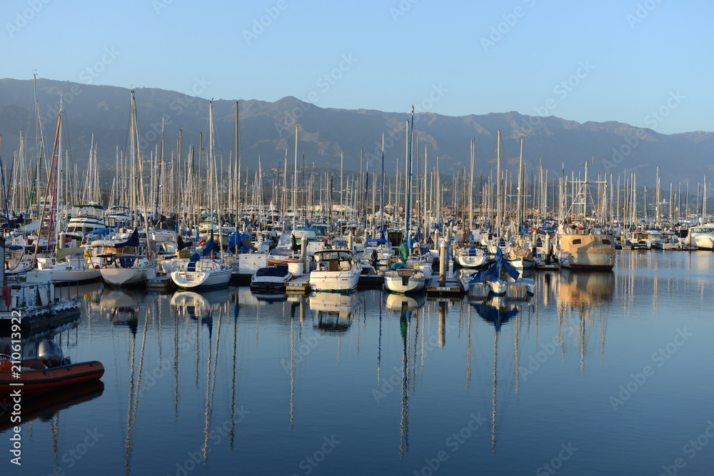 Boats in Santa Barbara, California