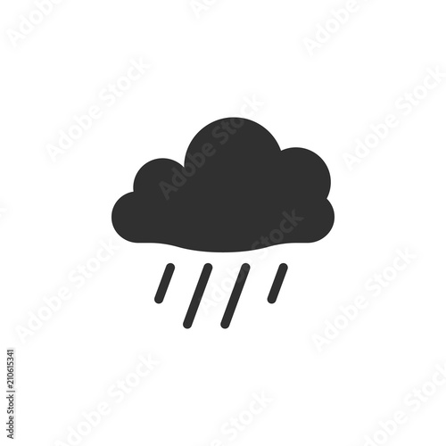 Rain icon. Rain icon page symbol for your web site icon