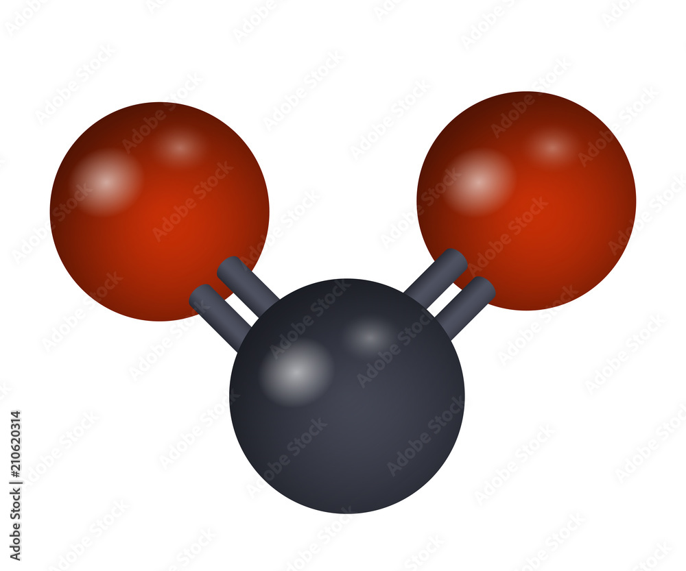 A Molecule Of Carbon Dioxide Co2