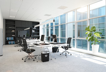 modern office interior.