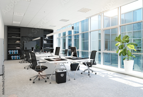 modern office interior. photo