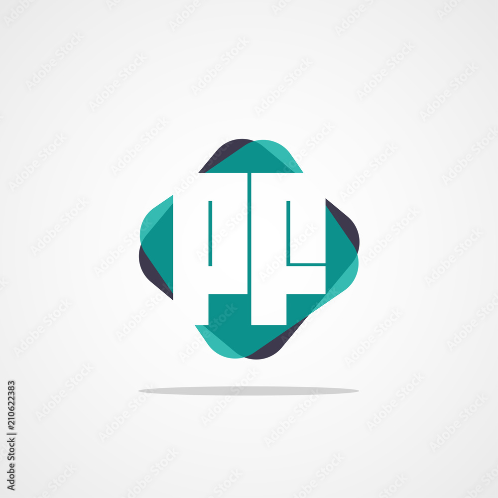 Initial Letter PF Logo Template Design Initial Letter PF Logo Template Design